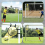 Voetbaldoelnet, opvouwbaar voetbaltrainingsnet 7