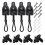 Rolgordijn-hardware Bungee Kit en eindkap-zonneschermbevestigingen 4-pack 1