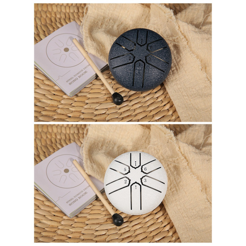3 inch 6-tonige mini holle drum stalen tong drum 1