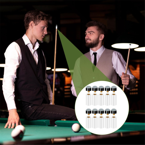 Billard-Queuespitzen mit Queue-Zwingen zum Aufschrauben 2