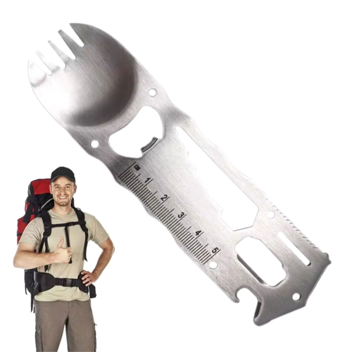 Outdoor-Überlebenswerkzeug 9-in-1 Camping-Multifunktionsgabel 2