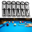 6 Pcs Billiard Table Slide Track Billiard Table Accessories 3