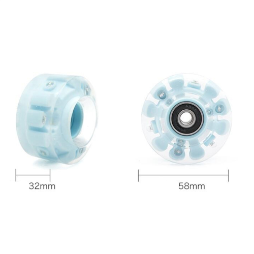 Rodas de patins com 6 LEDs - Rodas de skate 2