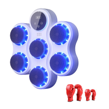 Macchina da boxe con musica Bluetooth, allenamento Muay Thai, sport con sacco di sabbia