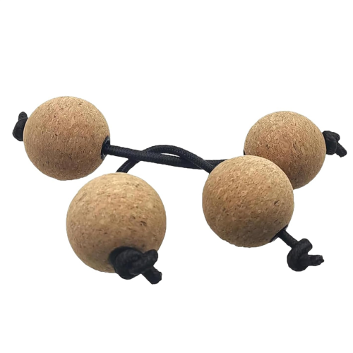 2 Paar Koshkash, Kush Kash, Kashaka Shaker, Holzfarbe