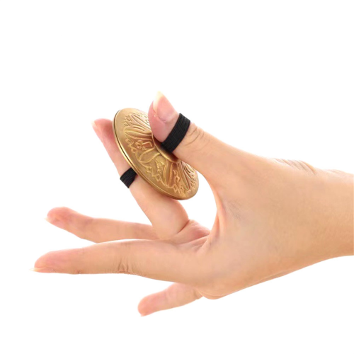 Fingercymbaler, handcymbaler för magdans med gummiband 2