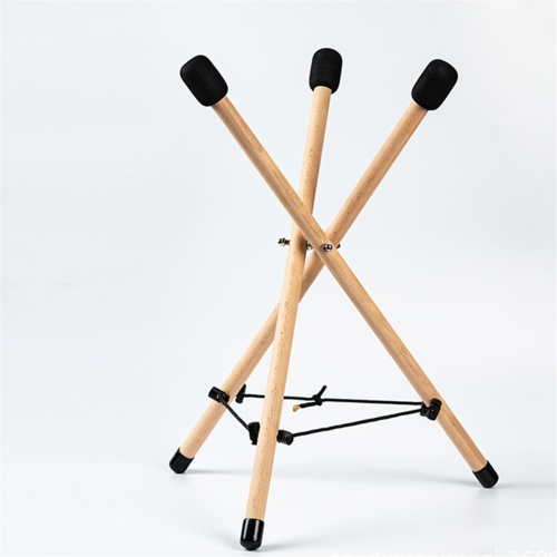 Handpanstandaard, massief hout, snarestandaard, statiefstructuur, drumhouder 1