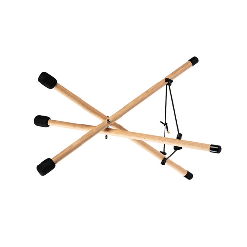 Handpanstandaard, massief hout, snarestandaard, statiefstructuur, drumhouder 2