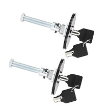 Car Universal Engine Hood Cover Lock Key Pin Kit Safety Latch Pin (Black)