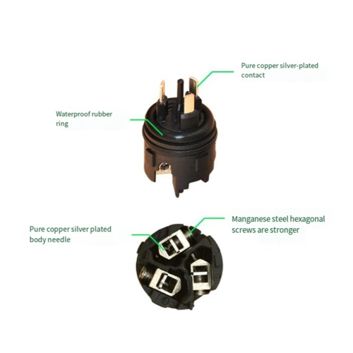 Connecteurs d'alimentation pour éclairage et affichage LED, A-Jaune 2