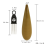 Guiro, instrument de percussion en forme de poisson, tambour de sable, style B 3