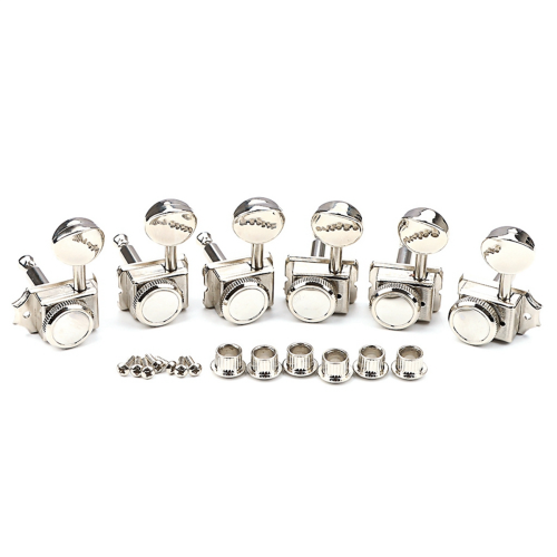 Conjunto de 6 tarraxas de guitarra com trava para canhotos. 2