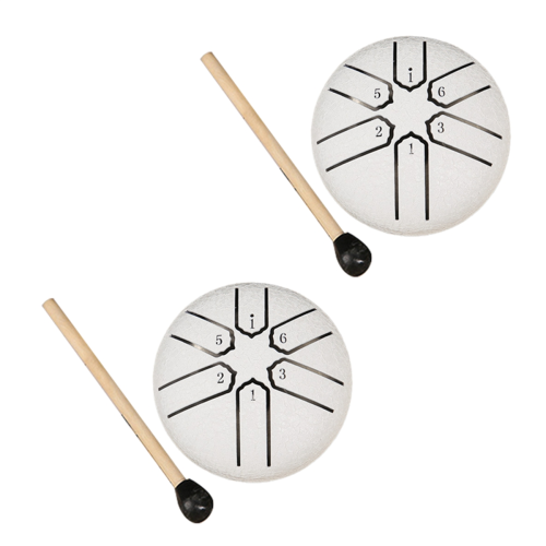 Mini Ethereal Drum, Buiten Regentrommel, Tuin Regentrommel, Wit 2