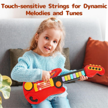 Kindergitarre und Kleinkinderklavier 2-in-1-Gitarre