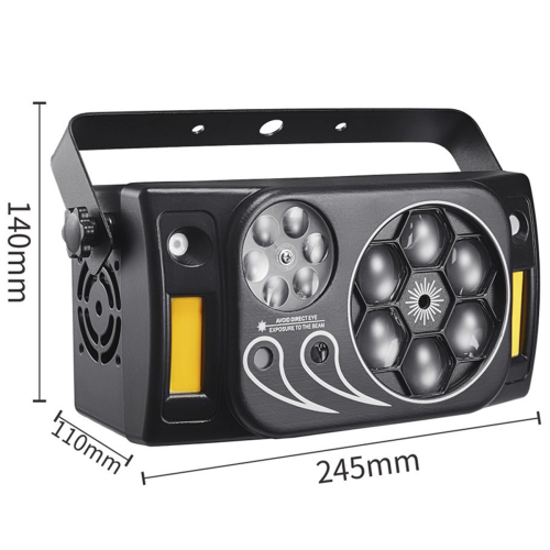 Stage Lights Light 80W Lights Sound Activated Auto by Remote EU Plug 1