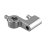 Jazz-Drum-Einzelpedal-Schritthammer-Montagesatz Silber 3