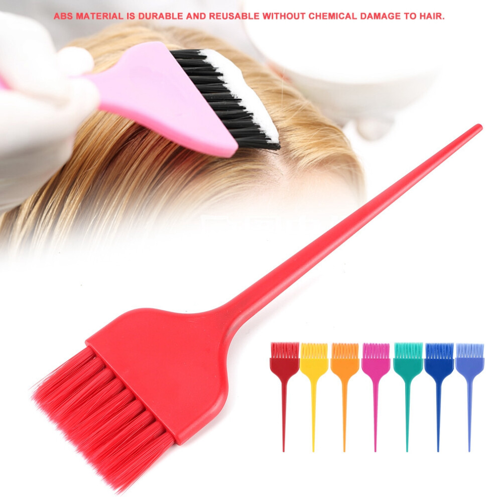 7Pcs Colorful Hair Dyeing Brush Set Hairdressing Salon Barber Hair Coloring Tool Kit C-306