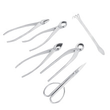 6pcs Bonsai Garden Plant Tree Scissors Trimming Cutting Tool Set with Storage Bag