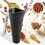 Nut Crackers Walnut Cracker Heavy Duty Shell Cracker Seafood Cracker Walnut Opener Tool (Black) 6