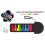 Mini Piano Arco-Íris, Chaveiro de Piano Real e Funcional 4