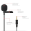 Omnidirectional 3.5mm Lavalier Tie Clip Audio Mic for Camera Phone 2