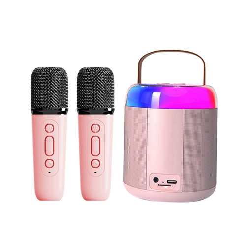 Machine de karaoké portable Y2 KTV Système Bluetooth rose 1