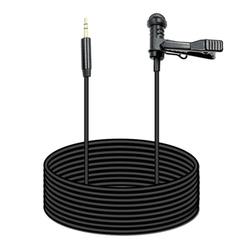 3,5 mm Lavalier-microfoon + winddichte hoes voor microfoon 1,5 m 2