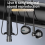 Microfono Lavalier in-ear da 3,5 mm con clip per auricolari, nero e verde 3