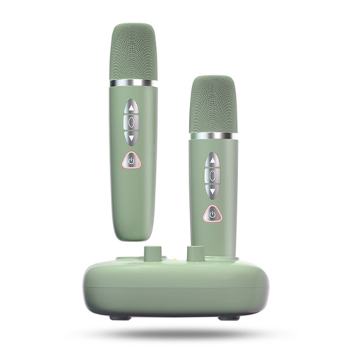 Conjunto de microfone e placa de som Bluetooth com redução de ruído para karaokê doméstico
