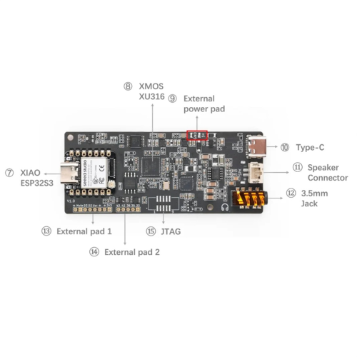 ReSpeaker Lite Sprachassistent-Kit mit Lautsprecher 1