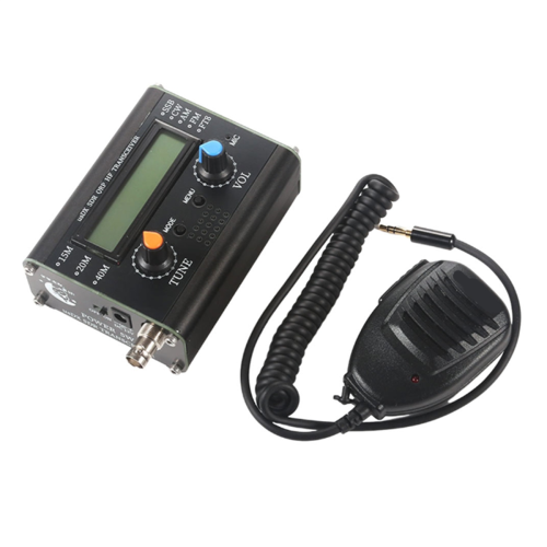 5-W-USDX-Transceiver mit Handmikrofon, 3-Band-All-Mode-HF-Transceiver