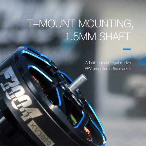 F2004 KV3000 4-5S Brushless Motor 3mm Shaft Long Range Motor 2