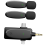 3 in 1 Wireless Lapel Microphone Compatible with Cameras Laptops 3