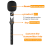 Draagbare interviewmicrofoonadapter voor GO II voor microfoon 1 en 2 2