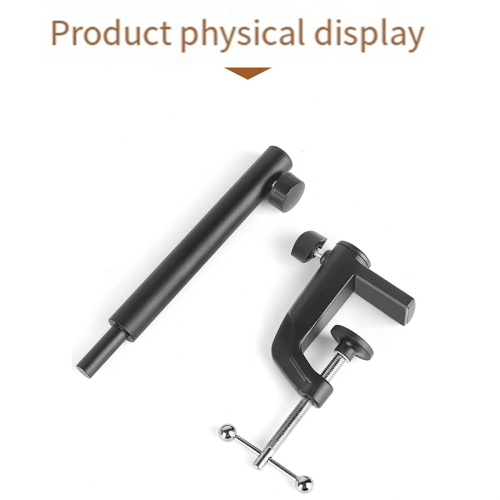 Accessoires voor microfoon-cantileverbeugels, aluminium basisclip 2