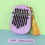 8-tone sapele waterdruppel medium kalimba B 4
