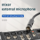 Microfono dinamico professionale per DJ con interruttore per mixer dedicato 5