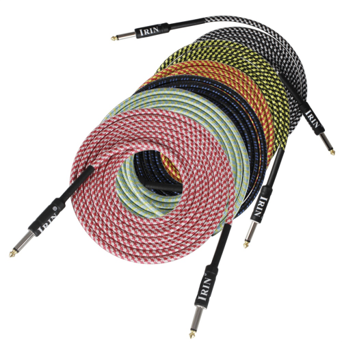 Gitarr Musikinstrument Kabel Ljudkabel Blå & Svart 1