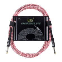 Gitarrkabel Brusreduceringskabel (10M) Rosa & Vit
