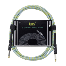 Gitarr Musikinstrument Kabel Ljudkabel Grön & Vit