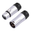 Adaptador de soldadura para micrófono XLR compacto macho/hembra 1