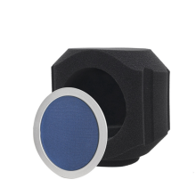 Protetor de microfone C5 contra vento, capa de proteção acústica para estúdio de microfone D