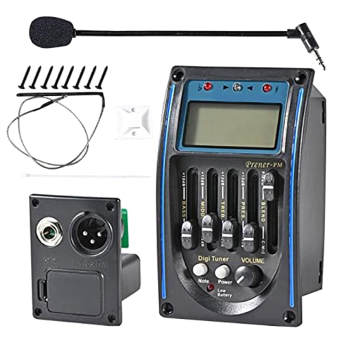 Tonabnehmer für Akustikgitarre, 5-Band-EQ-Equalizer