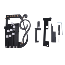 Artefato de acordes de guitarra, assistência de acordes com uma tecla, para canto.