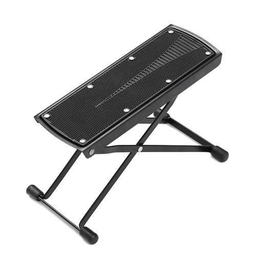 Adjustable Folding 6-Position Height Footboard for Guitar Accessories