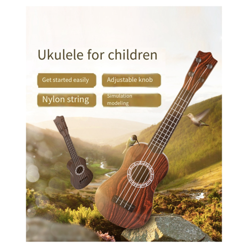 Rote Kindergitarre/Ukulele, Anfängerinstrument 2