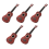 Rote Kindergitarre/Ukulele, Anfängerinstrument 2