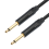 1/4 gitarový kábel samec-samec /TRS vyvážený stereo audio kábel 100 cm 1