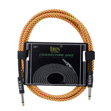 Gitarr Musikinstrument Kabel Ljudkabel Orange & Gul