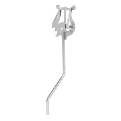 Bärbart notställ för saxofon (kort version) silver 2